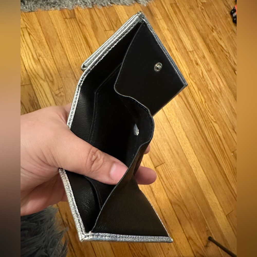 EUC Silver Balenciaga Wallet - Picture 7 of 11